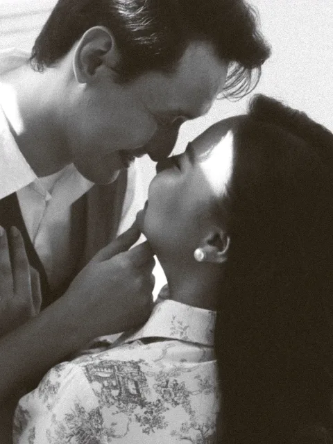 About to kiss